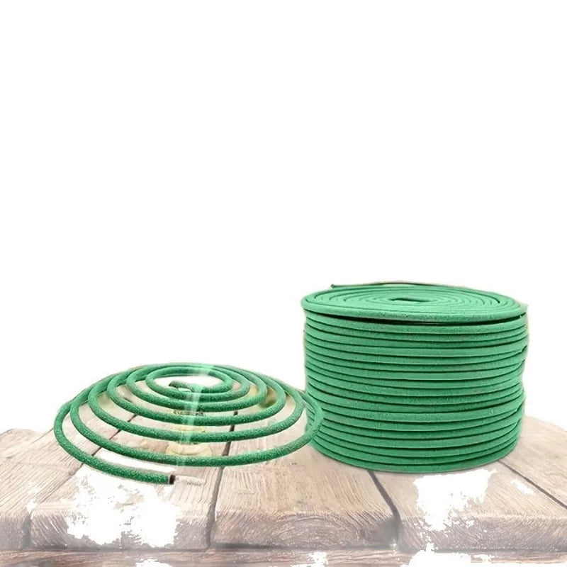 Natural Lemongrass Scent 40pcs Citronella Incense Coils with Holder - Outdoor, Poolside, Patio, Porch, Deck, Camping & Hiking Us
